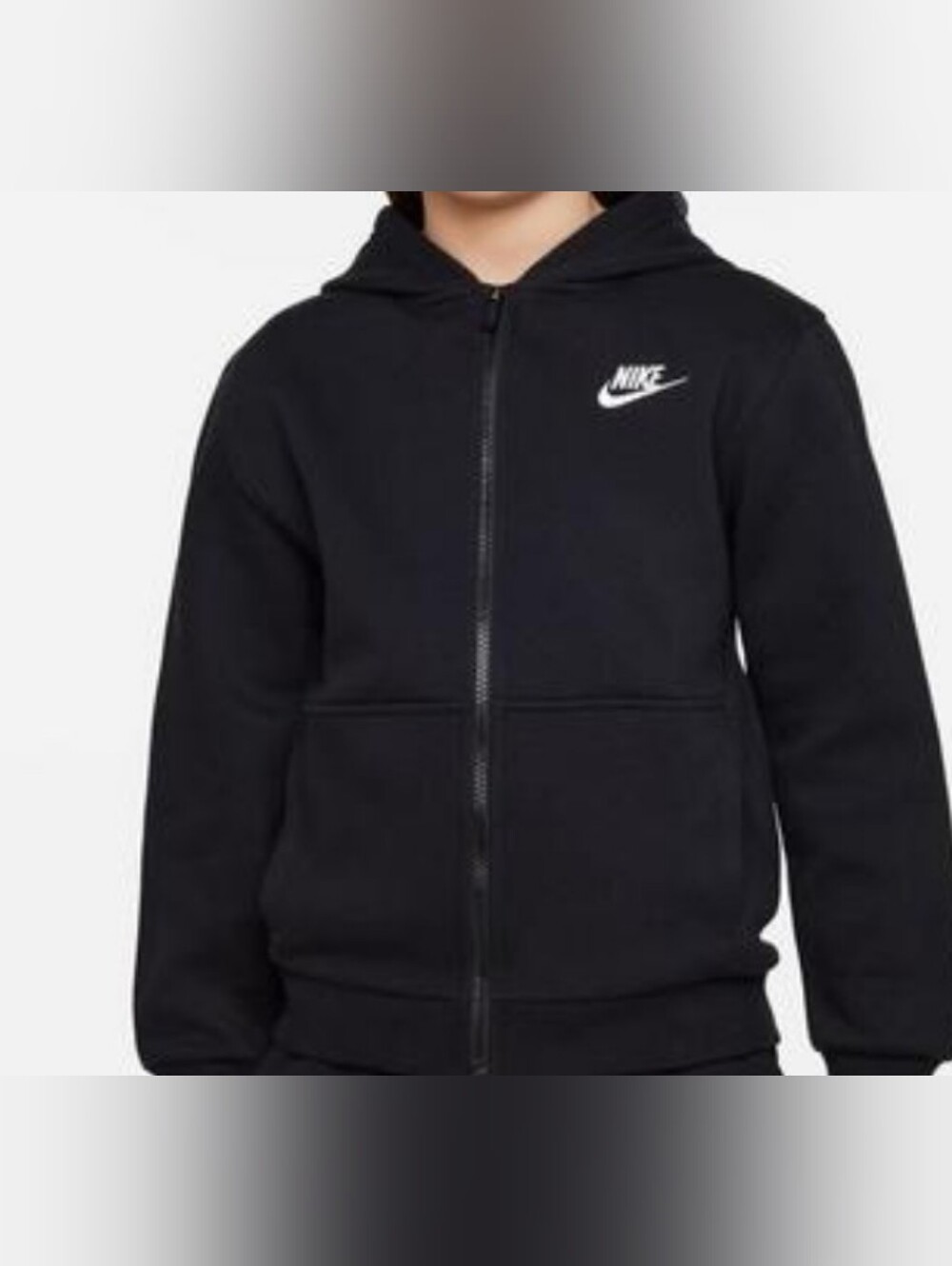 Black Nike Hoodie - Boys 6 - 7 Years